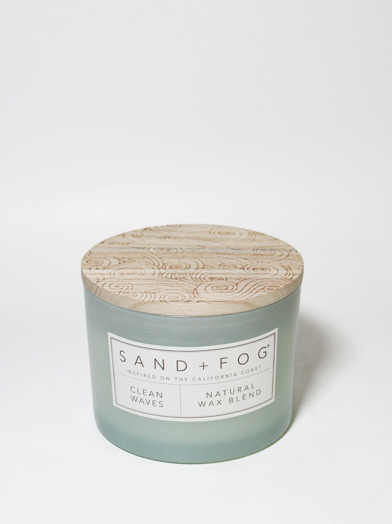 Clean Waves 12 oz scented candle