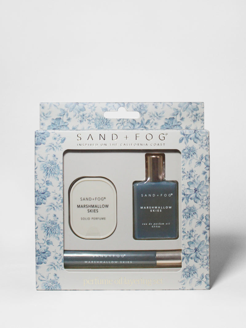 Perfume Oil Rollerballs and Solid Perfume Set - Marshmallow Skies