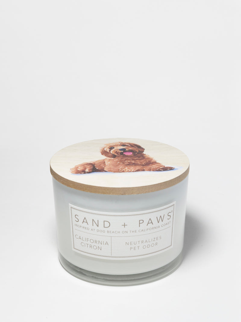 Sand + Paws California Citron 12 oz scented candle