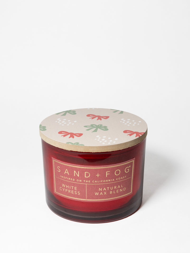 White Cypress 12 oz scented candle
