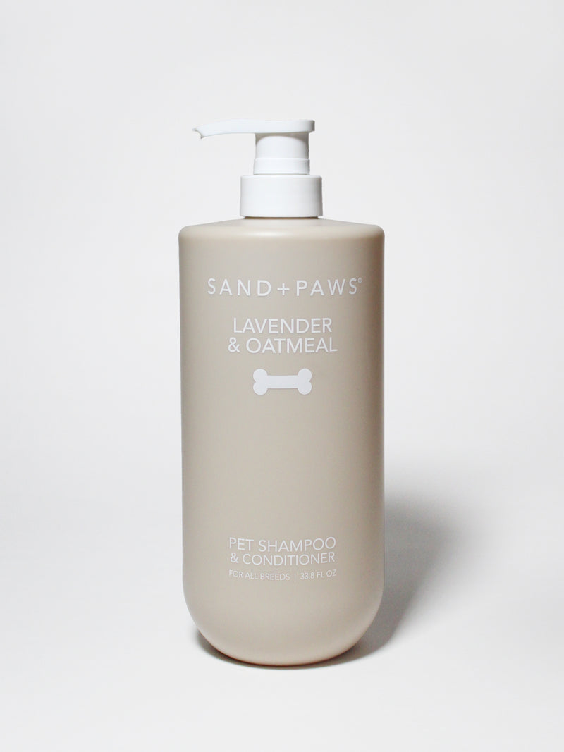 Sand + Paws Pet Shampoo & Conditioner - Lavender & Oatmeal