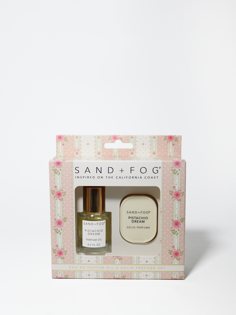Perfume Oil Rollerball and Solid Perfume Set - Pistachio Dream