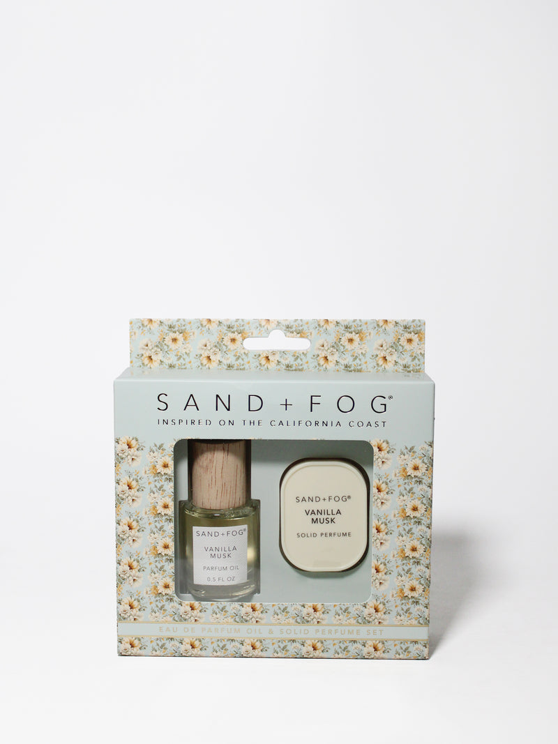 Perfume Oil Rollerball and Solid Perfume Set - Vanilla Musk